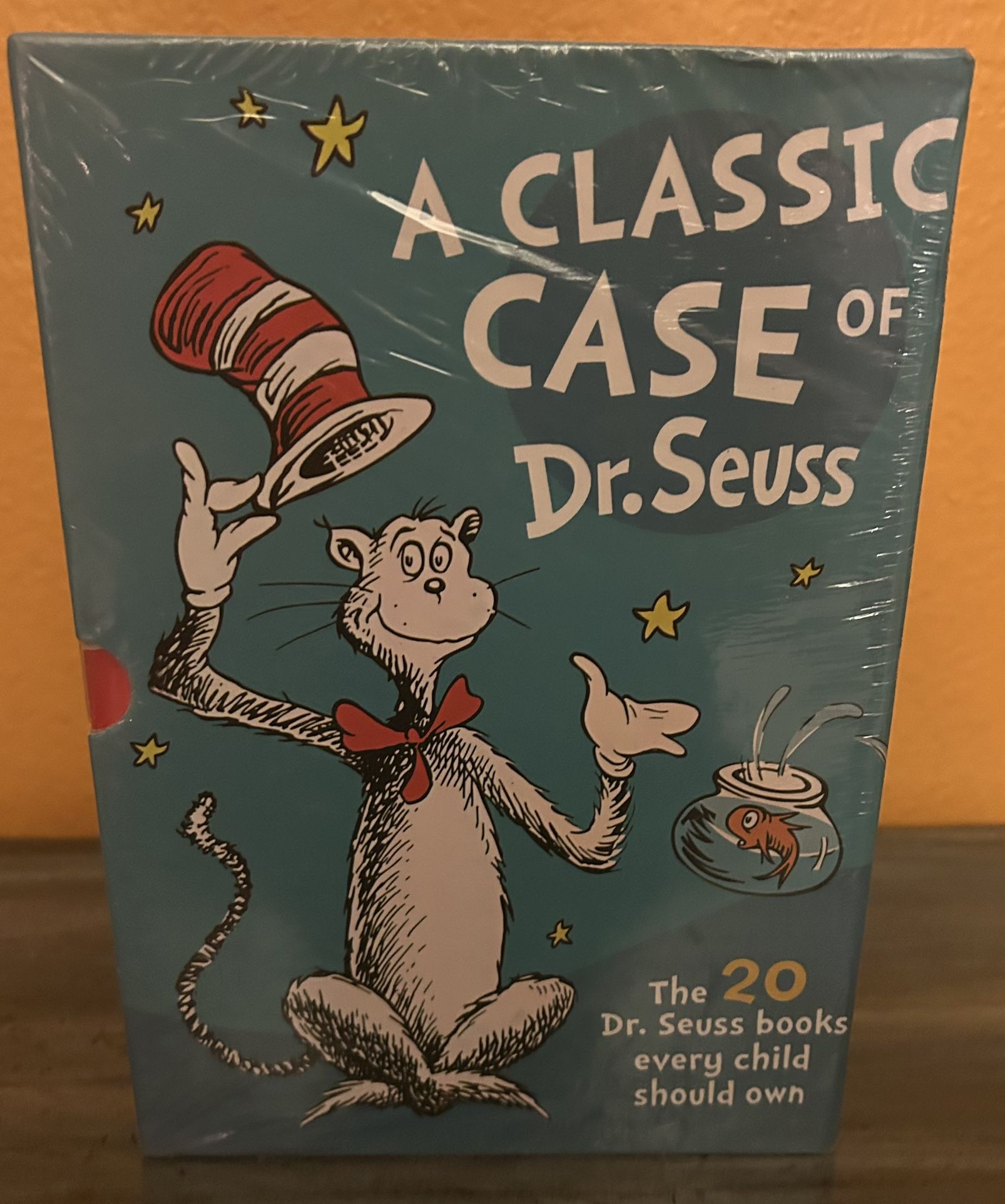 New Dr. Seuss Books & Throw Blanket Set. 20 Most Popular Books