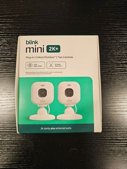 2 Pack Blink Mini 2K+ Security Cameras