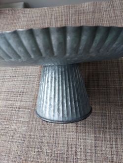 Pier 1 galvanized Cake stand