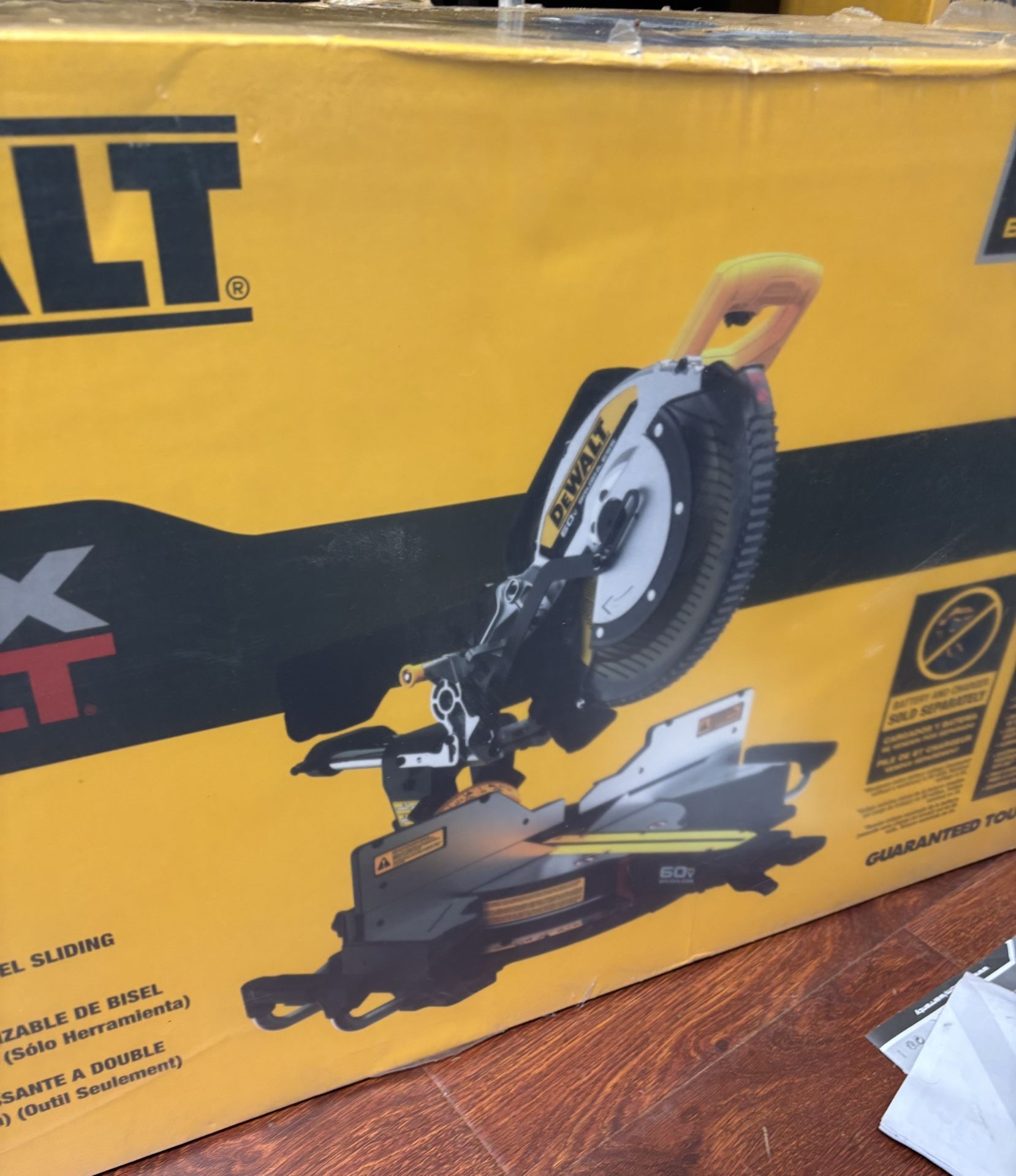 DEWALT 60V Lithium-lon 12 in. Cordless Sliding Miter Saw (Tool Only)