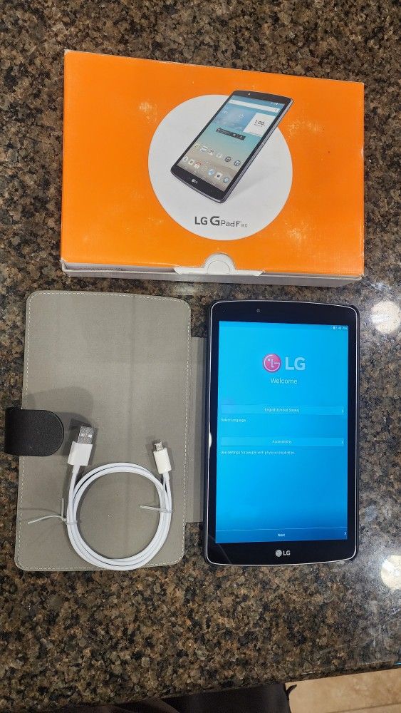 LG Tablet 8 " With Cover G Pad F 8.0