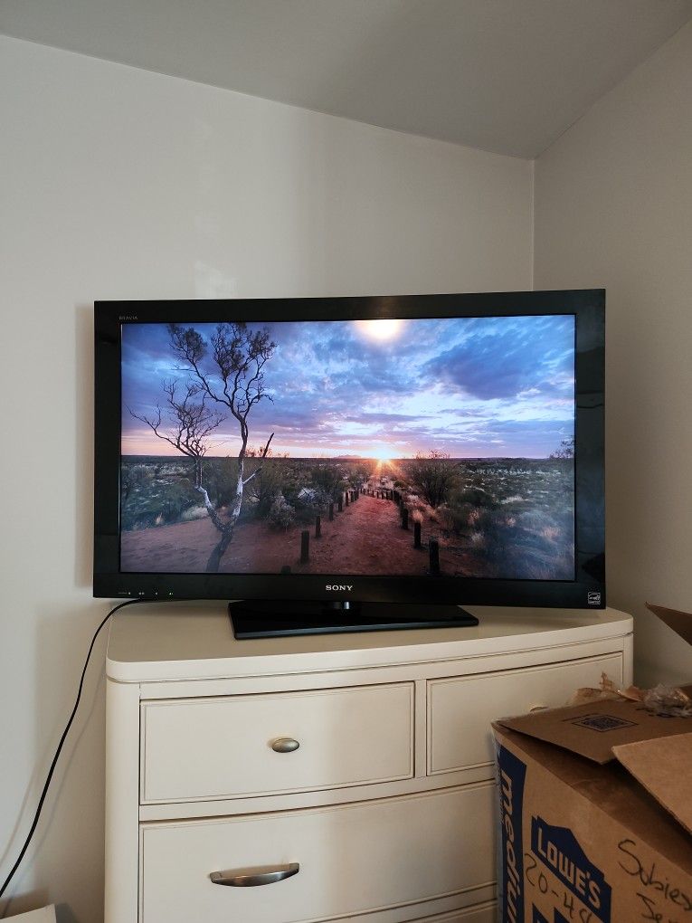 Sony TV With Great Colors And Turning Head 45"