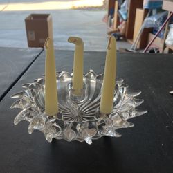 Beautiful Crystal Candle Holder