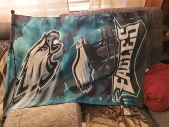 Eagles And Detroit Flag