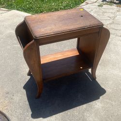 1960S Magazine Side Table Holder