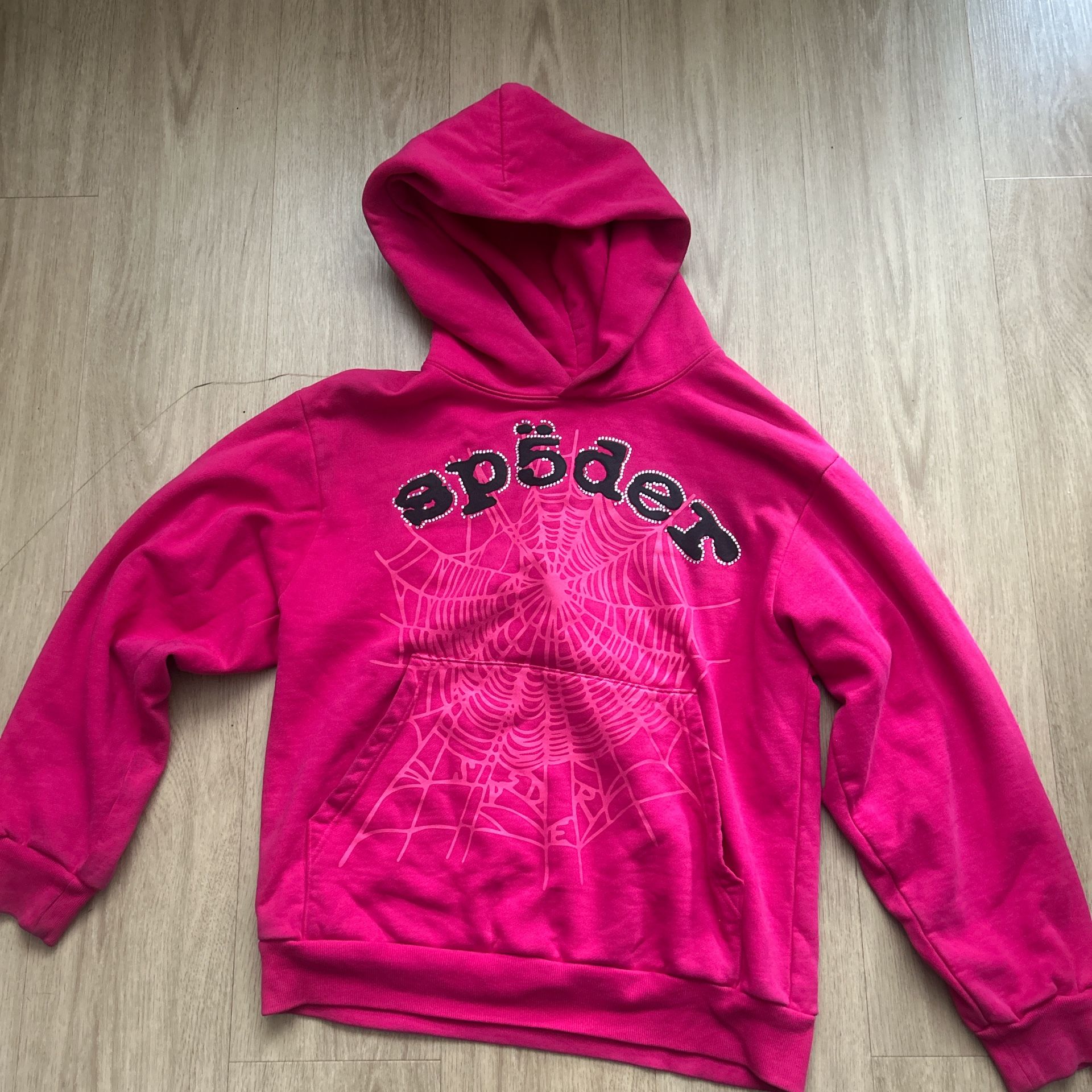 Pink Sp5der Legacy Hoodie
