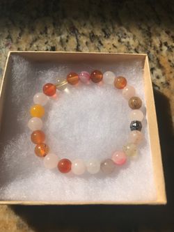 Mix gemstone bracelet size 7.5 inches