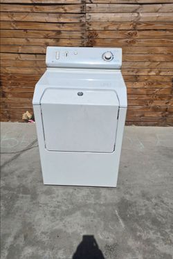 White Maytag Gas Dryer
