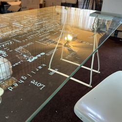 Glass Desk