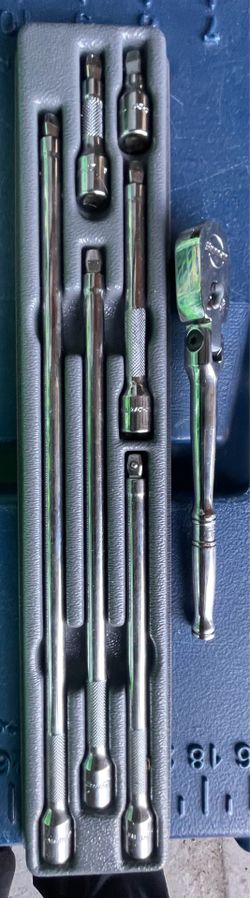 Snapon 1/4 ratchet with snapon extensions set