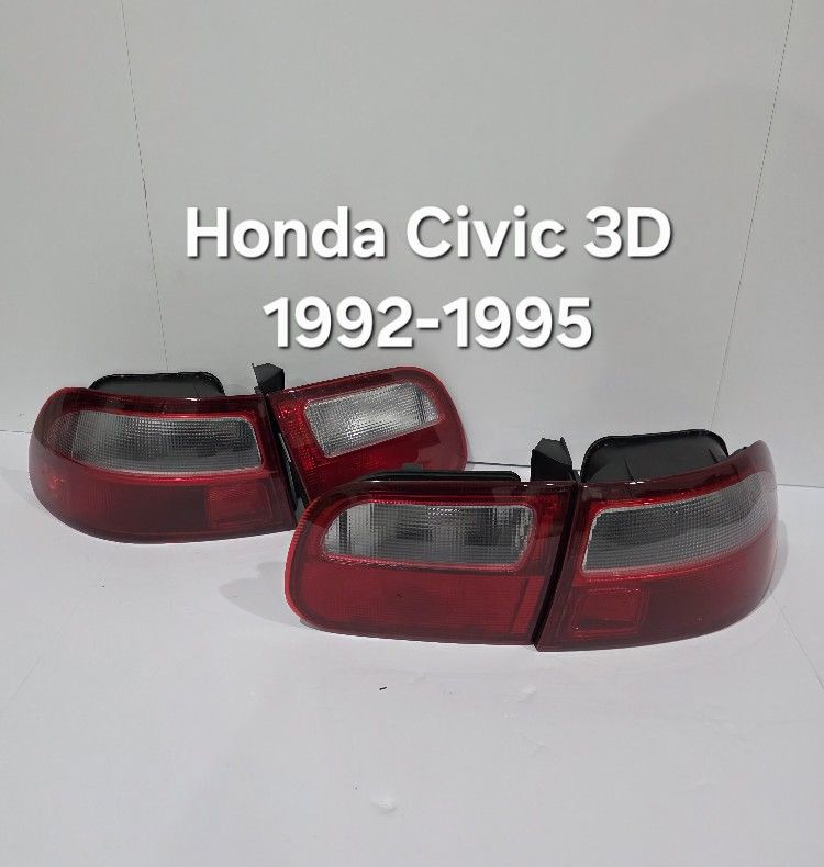 Honda Civic 1992-1995 Tail Lights Hatchback