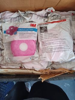 3M P100 particulate filter $5 each.
