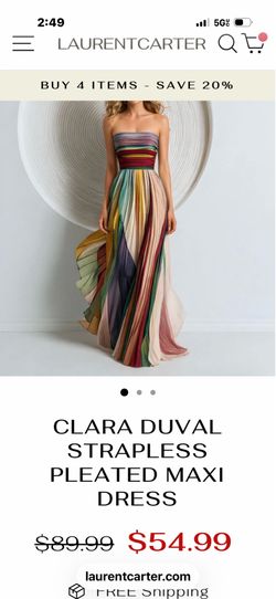 Brand new Laurent Carter dresses