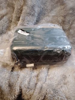Open Story Burnt Almond Green Hardside Mini. Travel Case