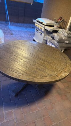 Solid wood table