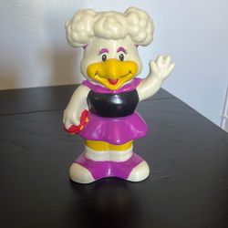 Showbiz Pizza Helen Henny Bird Coin Bank Vintage 1993 Chuck E. Cheese / Piggy Bank Figure Figurine / Retro Toy / Vintage 1990s 90s