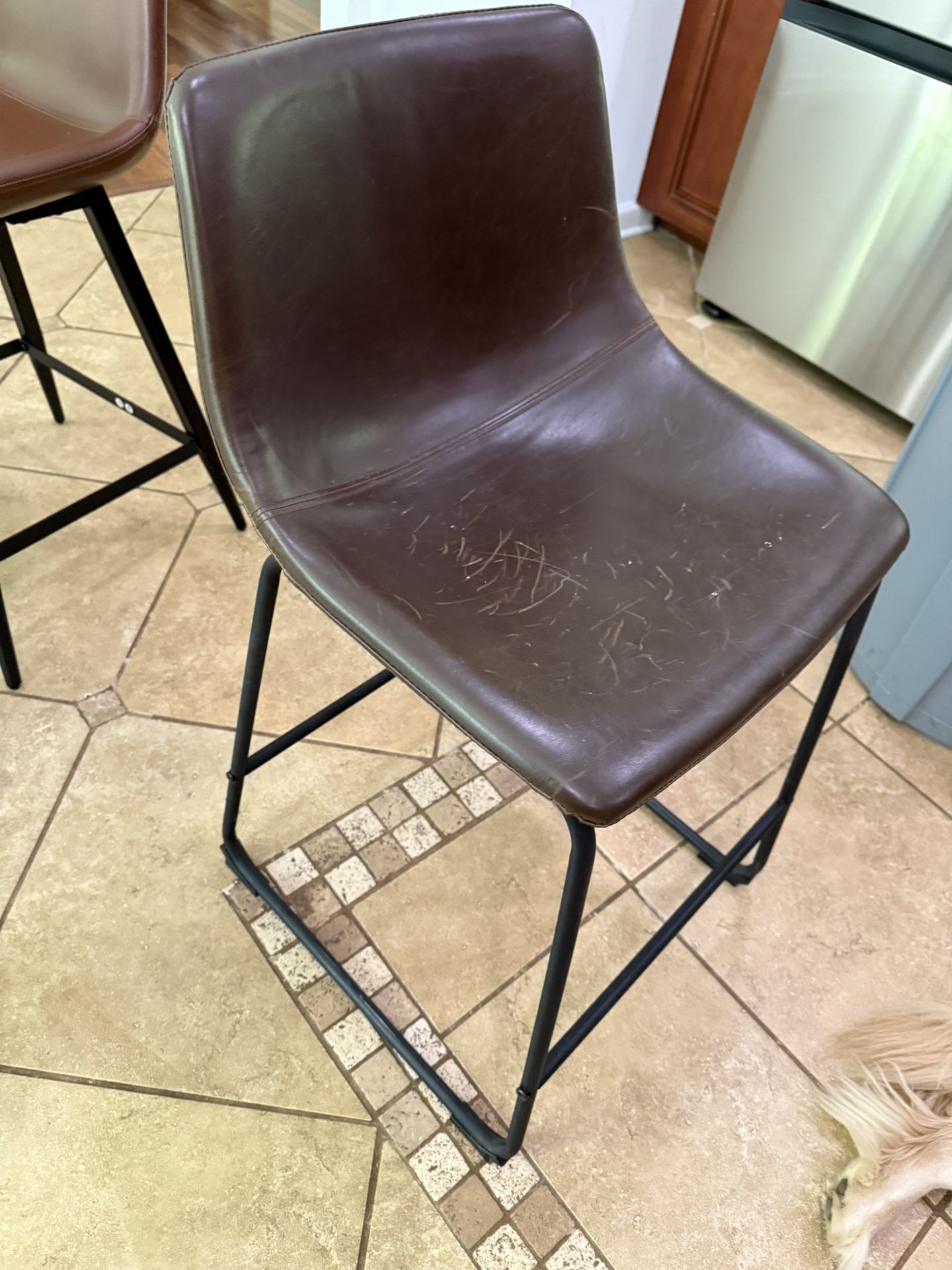 Leather Barstool Chairs