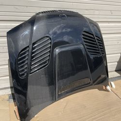Brand New 99 - 06 BMW 3 Series E46 2DR VIS Racing GTR Style Carbon Fiber Vented Hood  (Special Order)