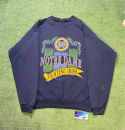 Vintage 1990s Notre dame fighting Irish crewneck