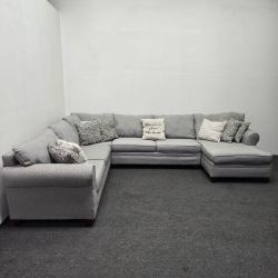 Clean Like New Gray Sofa Couch Sectional - Can Deliver!