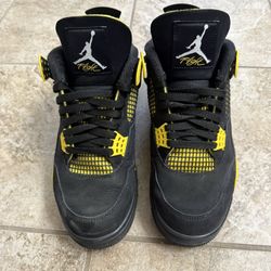 Yellow Thunder’s Jordan 4s 