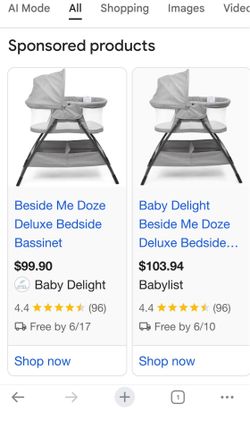 Baby Delight Beside Me Doze Deluxe bassinet