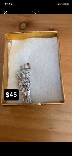 925 Silver San Judas Pendant