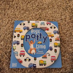 Boys' Potty Time Book With Stickers 