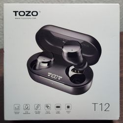 Tozo T12 Wireless Earbuds - BRAND NEW, IN SEALED OEM PACKAGING