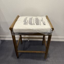 Nathan James Kirsten Scandinavian Backless Wooden Bar Stool