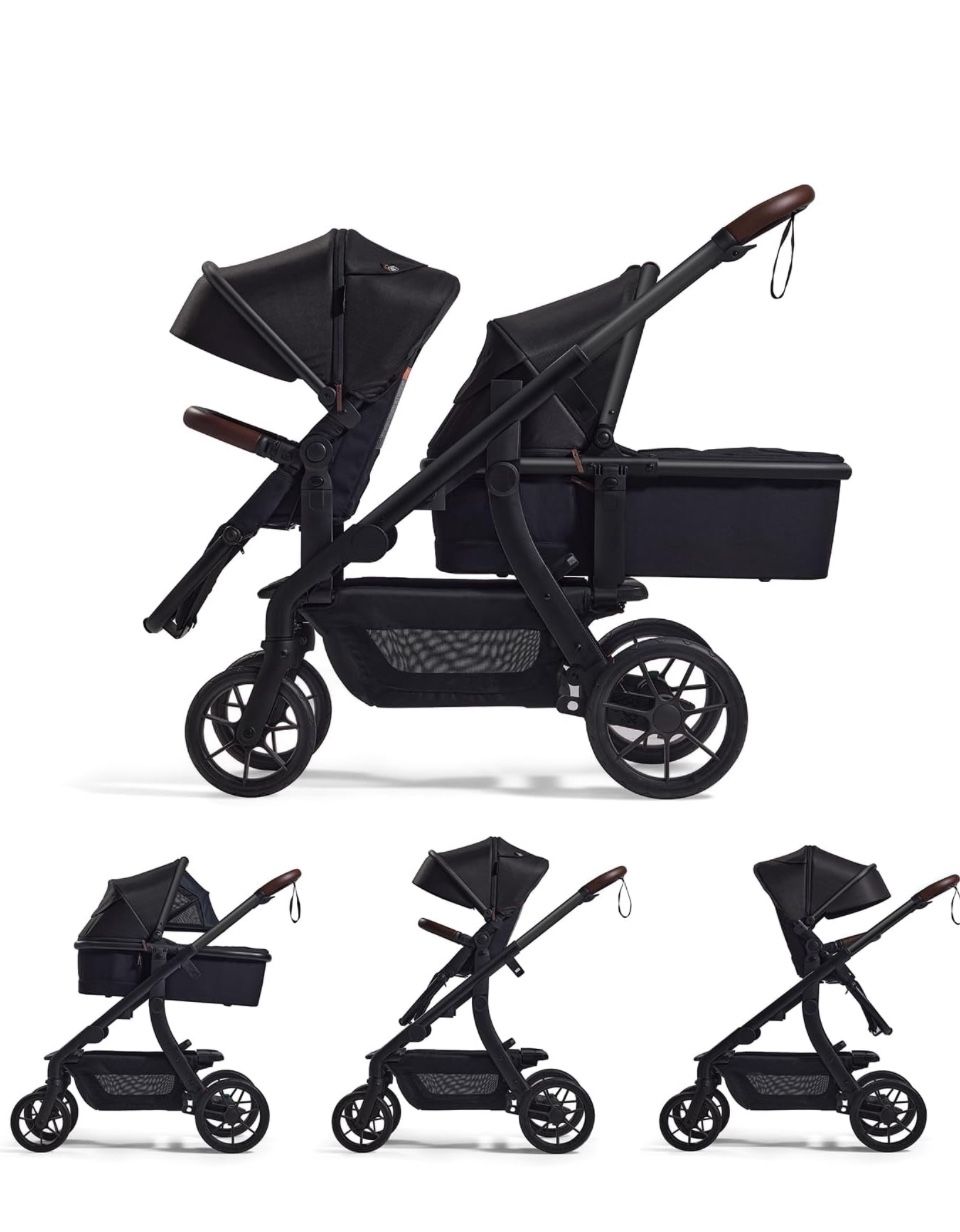 Momcozy ChangeGo Baby Stroller, Convertible Single-to-Double-to-Wagon Stroller