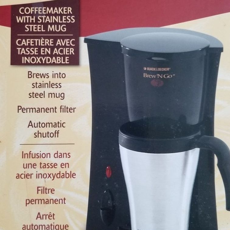 Black & Decker Coffee Maker Brew 'N Go Delux