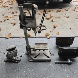 Craftsman Vintage Drill Press And Vises