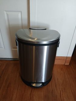 Stainless steel  trash can