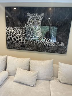 Acrylic Chic Leopard Painting