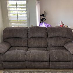 3 Piece Electric Reclining Couch Love Seat Chair Set