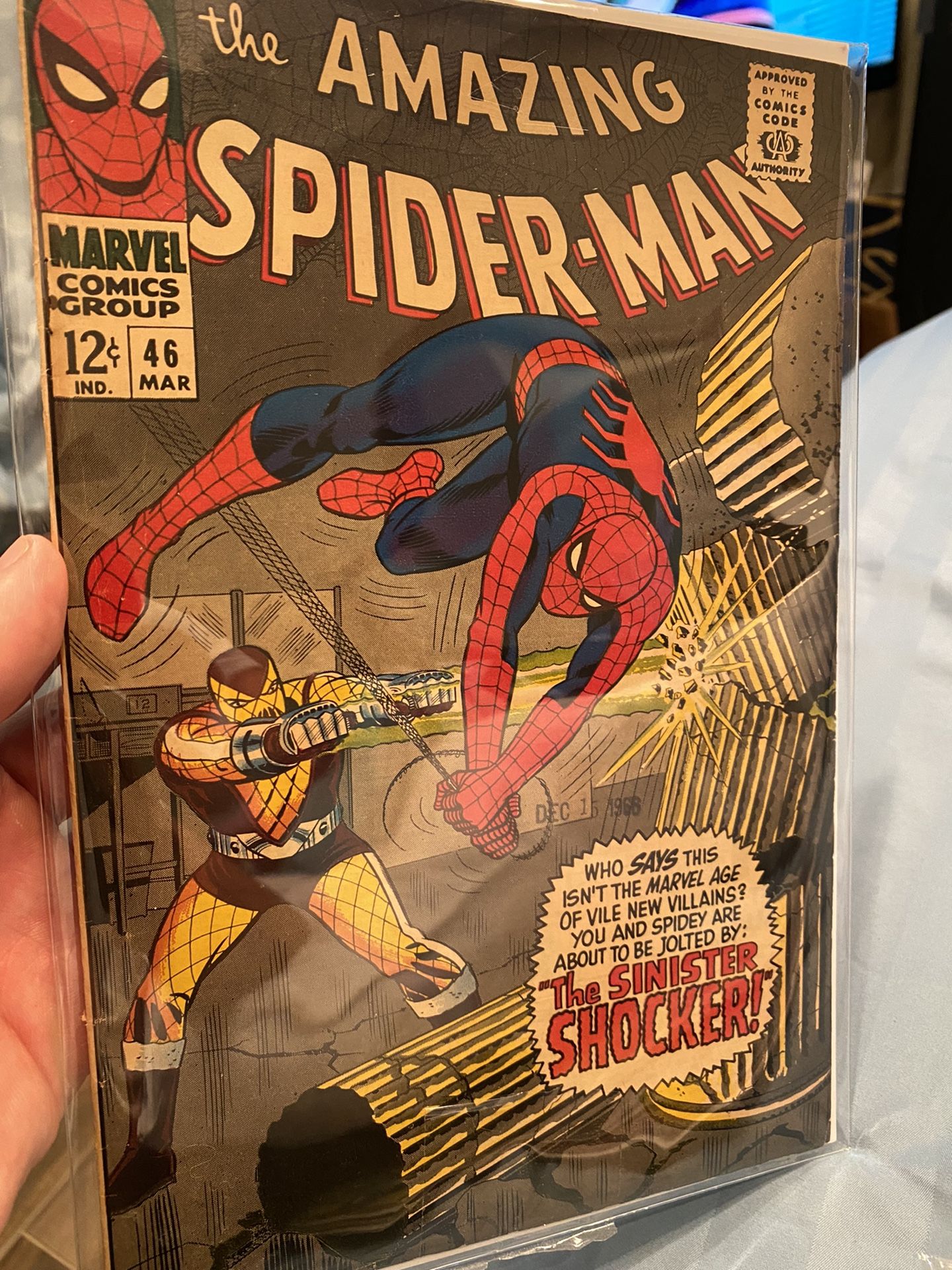 AMAZING SPIDERMAN 46 M 8 1st APPEARANCE SHOCKER!!