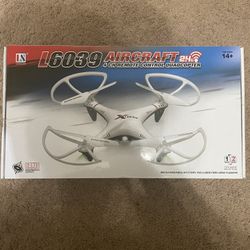 White remote controlled drone