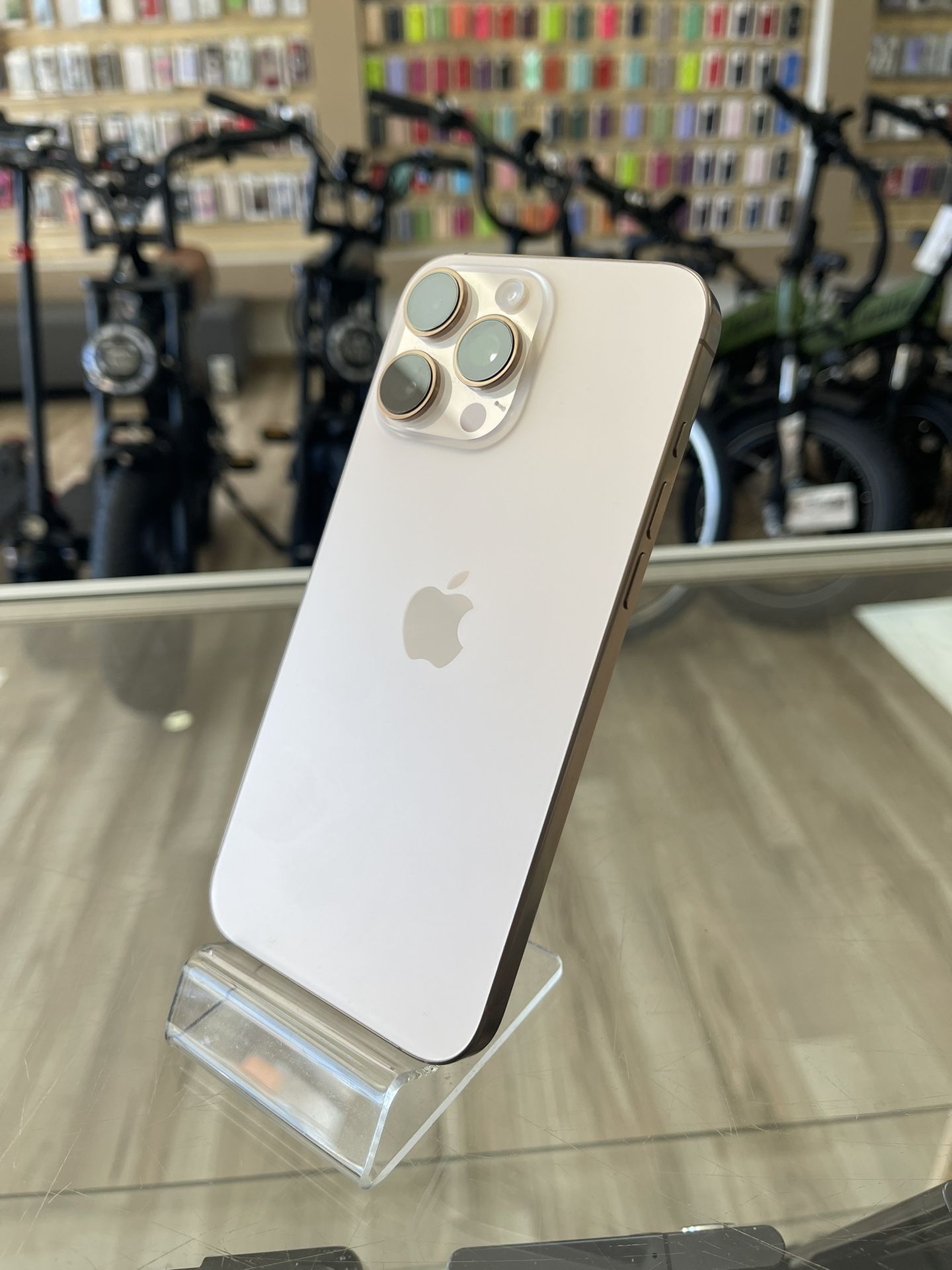 Apple iPhone 16 Pro Max Desert Titanium Fully Unlocked For Financing! $0 To $100 Down To Take Out! No Credit Required To Finance!