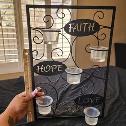 Faith, Hope, Love Wall Decor