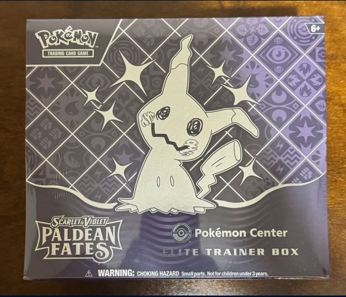 Paldean Fates Pokemon Center Elite Trainer Box