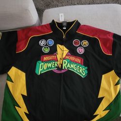 Mighty Morphin Power Rangers Moto Jacket