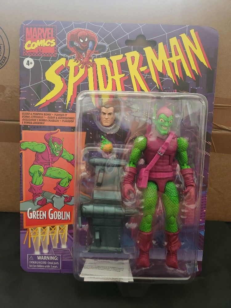 MARVEL LEGENDS SPIDER-MAN GREEN GOBLIN RETRO NEW