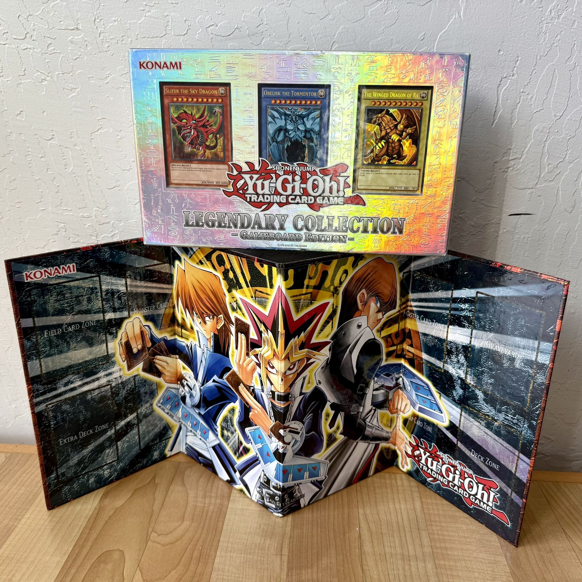 Vintage 1996 Konami Yu-Gi-Oh! Legendary Collection Game Board And Box (NO CARDS)