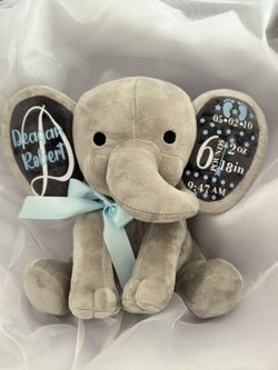 Birth Announcement Stuffed Animal