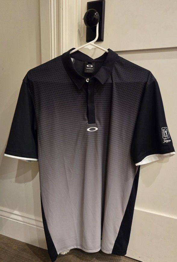 Oakley TPC Sawgrass Golf Polo Shirt - Large (Fits Like A Medium)