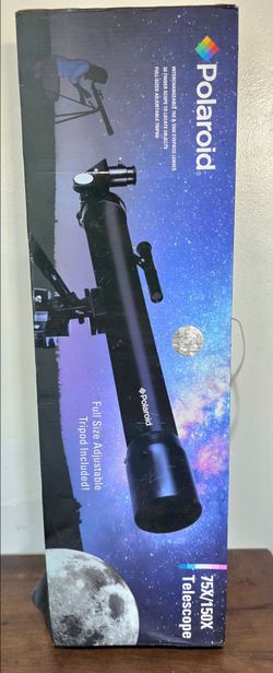 Polarpid Telescope 75x/150x Tripod Galaxy Stars Moon