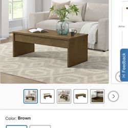 Bayside Lift top Coffee table New In Box