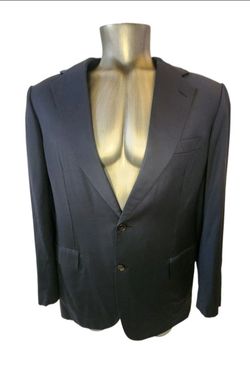 The BRIONI NOMENTANO 2 buttons blazer dark blue man size 42R