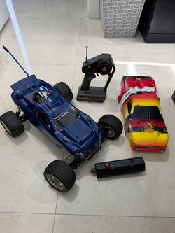 Vintage Traxxas Nitro Rustler 2.5 RTR, Original Radio And Body
